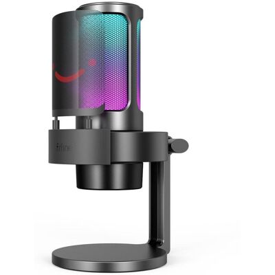 Mikrofon Pojemnościowy Studyjny Fifine A8 Ampligame USB RGB PnP Gamingowy Mikrofon Pojemnościowy Studyjny Fifine A8 Ampligame USB RGB PnP Gamingowy