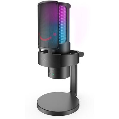 Mikrofon Pojemnościowy Studyjny Fifine A8 PLUS RGB Plug&Play; Gamingowy Mikrofon Pojemnościowy Studyjny Fifine A8 PLUS RGB Plug&Play; Gamingowy