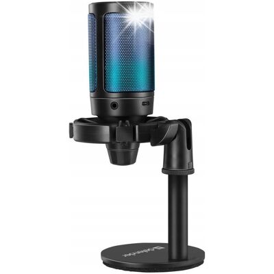 Inny producent Mikrofon przewodowy Defender IMPULSE GMC 600 ze statywem STREAM RGB USB / 4745090824186 Inny producent Mikrofon przewodowy Defender IMPULSE GMC 600 ze statywem STREAM RGB USB / 4745090824186