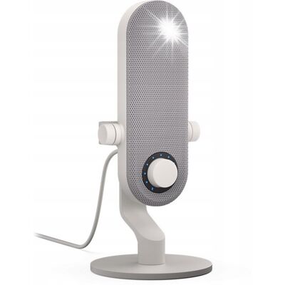 Inny producent Mikrofon przewodowy KRUX Pin White USB-C biały / KRXC019 Inny producent Mikrofon przewodowy KRUX Pin White USB-C biały / KRXC019