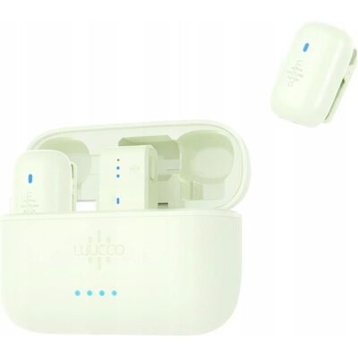 Inny producent Mini Bezprzewodowy Mikrofon Krawatowy 100m Do Telefonu Usb Type-c Usb-c / Minipods K2 / Zielony Inny producent Mini Bezprzewodowy Mikrofon Krawatowy 100m Do Telefonu Usb Type-c Usb-c / Minipods K2 / Zielony
