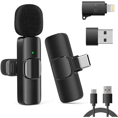 Inny producent VOVIGGOL Bezprzewodowy Mini mikrofon do urządzeń mobilnych Android iPhone Inny producent VOVIGGOL Bezprzewodowy Mini mikrofon do urządzeń mobilnych Android iPhone