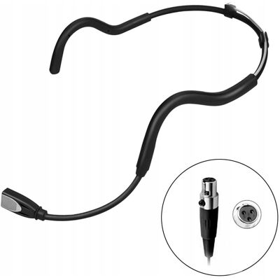 Inny producent Wodoodporny mikrofon nagłowny KIMAFUN WP88 do mikroportów mini XLR 3-pin / Kimafun Inny producent Wodoodporny mikrofon nagłowny KIMAFUN WP88 do mikroportów mini XLR 3-pin / Kimafun