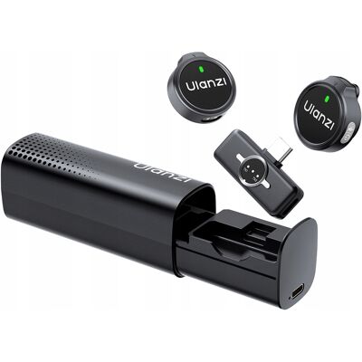 Inny producent 2x Mikrofon Bezprzewodowy 100 M Na Usb C Usbc Etui Ładujące Ulanzi A21 Inny producent 2x Mikrofon Bezprzewodowy 100 M Na Usb C Usbc Etui Ładujące Ulanzi A21