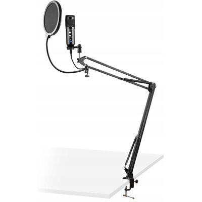 Inny producent Mikrofon GAMINGOWY USB POP FILTR STATYW zestaw Inny producent Mikrofon GAMINGOWY USB POP FILTR STATYW zestaw