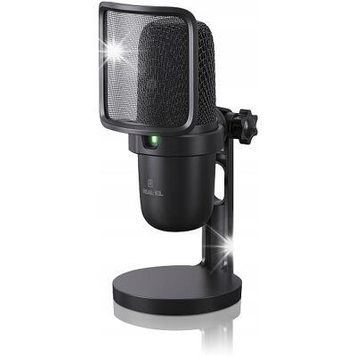 Inny producent Mikrofon Gamingowy / Vlogerowy REAL-EL MC-700 USB-C Najwyższa Jakość Inny producent Mikrofon Gamingowy / Vlogerowy REAL-EL MC-700 USB-C Najwyższa Jakość