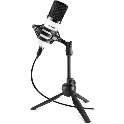 Inny producent Mikrofon USB POJEMNOŚCIOWY PC Tripod PODCAST Gamer Inny producent Mikrofon USB POJEMNOŚCIOWY PC Tripod PODCAST Gamer