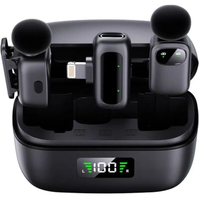 AMT Mini Zestaw Mikrofon Do Telefonu Bezprzewodowy Krawatowy Usb-C Iphone AMT Mini Zestaw Mikrofon Do Telefonu Bezprzewodowy Krawatowy Usb-C Iphone