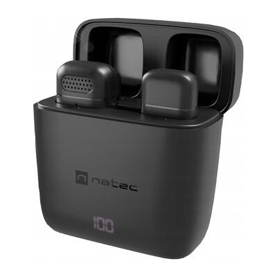 Inny producent NATEC Mikrofon HOPPER krawatowy bezprzewodowy USB-C Inny producent NATEC Mikrofon HOPPER krawatowy bezprzewodowy USB-C