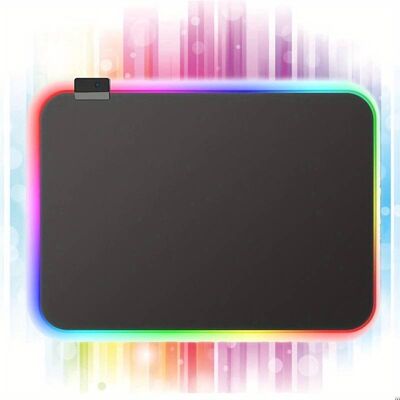 DSJ GAMINGOWA PODKŁADKA POD MYSZ NA BIURKO LED RGB mata podświetlana DSJ GAMINGOWA PODKŁADKA POD MYSZ NA BIURKO LED RGB mata podświetlana