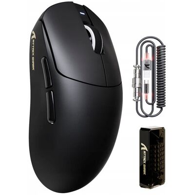 Inny producent Myszka bezprzewodowa Attack Shark X8PRO - ultralekka 8000 Hz PAW3395PRO B Inny producent Myszka bezprzewodowa Attack Shark X8PRO - ultralekka 8000 Hz PAW3395PRO B