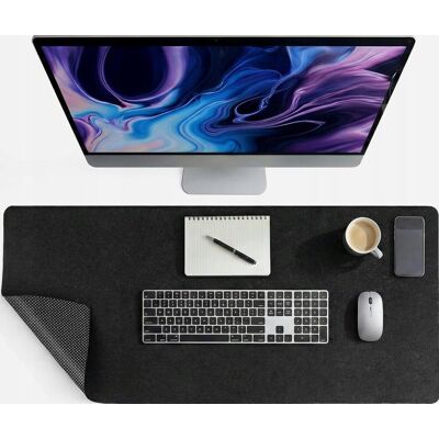 Inny producent Podkładka Filcowa 80x40cm Antypoślizgowa Na Biurko Mysz Duża Mata Ochronna Inny producent Podkładka Filcowa 80x40cm Antypoślizgowa Na Biurko Mysz Duża Mata Ochronna