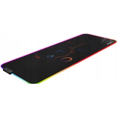 Inny producent Podkładka Gamingowa Design pod Mysz Myszkę XL RGB LED ANTYPOŚLIZGOWA Huzaro Inny producent Podkładka Gamingowa Design pod Mysz Myszkę XL RGB LED ANTYPOŚLIZGOWA Huzaro