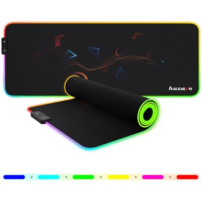 Podkładka Gamingowa Huzaro MousePad 2.0 XL RGB Design, 80 x 30 cm, z podświetleniem Led, Wielokolora Podkładka Gamingowa Huzaro MousePad 2.0 XL RGB Design, 80 x 30 cm, z podświetleniem Led, Wielokolora