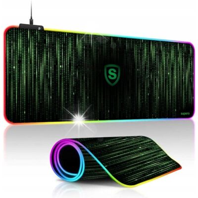 Inny producent Podkładka Gamingowa pod myszke na biurko LED XXL RBG Podświetlana Supero Inny producent Podkładka Gamingowa pod myszke na biurko LED XXL RBG Podświetlana Supero