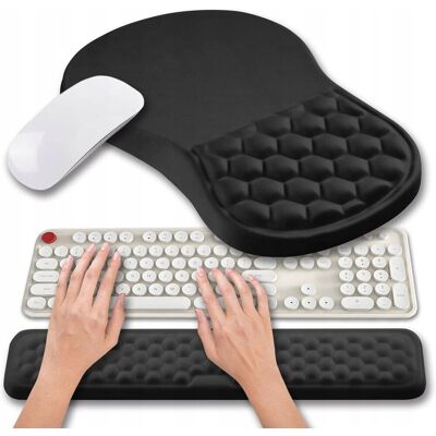 Inny producent Podkładka pod Mysz Nadgarstek Ergonomiczna Żelowa Podpórka do Klawiatury Inny producent Podkładka pod Mysz Nadgarstek Ergonomiczna Żelowa Podpórka do Klawiatury