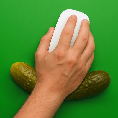 Inny producent Podkładka Pod Nadgarstek Do Myszki Ogórek Kiszony Ergonomiczna Śmieszna Inny producent Podkładka Pod Nadgarstek Do Myszki Ogórek Kiszony Ergonomiczna Śmieszna