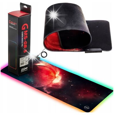 Inny producent Podświetlana Podkładka Gamingowa KOLOROWA RGB Pod Mysz Myszkę LED Duża XXL Inny producent Podświetlana Podkładka Gamingowa KOLOROWA RGB Pod Mysz Myszkę LED Duża XXL