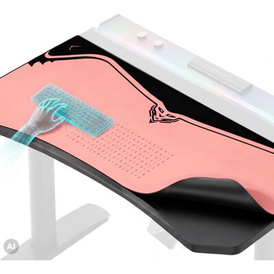 Domator24 Podkładka Gamingowa Na Biurko Ochronna, Duża Diablo X-Forge Akira Pink 120 X 52 Cm Domator24 Podkładka Gamingowa Na Biurko Ochronna, Duża Diablo X-Forge Akira Pink 120 X 52 Cm