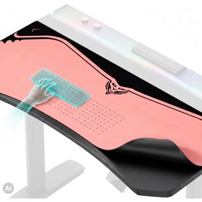 Domator24 Podkładka Gamingowa Na Biurko Ochronna, Duża Diablo X-Forge Akira Pink 140 X 52 Cm Domator24 Podkładka Gamingowa Na Biurko Ochronna, Duża Diablo X-Forge Akira Pink 140 X 52 Cm