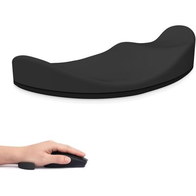 Zamiennik/inny Silikonowa Podkładka Pod Nadgarstek Myszy Ergonomiczna Lewa Ręka Czarna Zamiennik/inny Silikonowa Podkładka Pod Nadgarstek Myszy Ergonomiczna Lewa Ręka Czarna