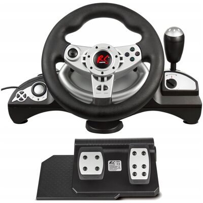 Inny producent KIEROWNICA do Gier PC PS4 PS3 XBOX ONE ANDROID BIEGI PEDAŁY NanoRS RS700 Inny producent KIEROWNICA do Gier PC PS4 PS3 XBOX ONE ANDROID BIEGI PEDAŁY NanoRS RS700