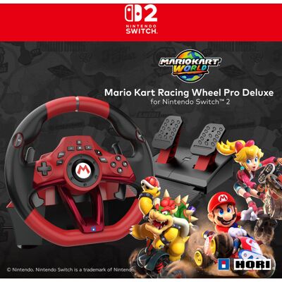 Kierownica HORI Mario Kart Racing Wheel Pro Deluxe do Nintendo Switch 2 Kierownica HORI Mario Kart Racing Wheel Pro Deluxe do Nintendo Switch 2