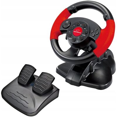 Inny producent KIEROWNICA WYŚCIGOWA DO PC KONSOLI PS1 PS2 PS3 LAPTOPA GIER USB PEDAŁY Inny producent KIEROWNICA WYŚCIGOWA DO PC KONSOLI PS1 PS2 PS3 LAPTOPA GIER USB PEDAŁY