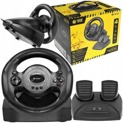 Inny producent KIEROWNICA Z PEDAŁAMI TRACER 4w1 PC PS3 PS4 XONE Inny producent KIEROWNICA Z PEDAŁAMI TRACER 4w1 PC PS3 PS4 XONE