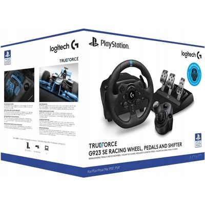 Logitech Kierownica G923 + Shifter Wheel Racing PC PS4 PS5 Logitech Kierownica G923 + Shifter Wheel Racing PC PS4 PS5