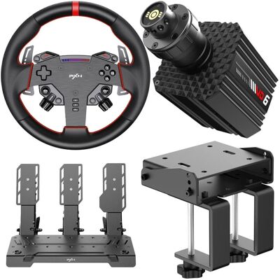 PXN VD6 Bundle DP Zestaw Baza Kierownica pedały Simracing Direct Drive PC PXN VD6 Bundle DP Zestaw Baza Kierownica pedały Simracing Direct Drive PC