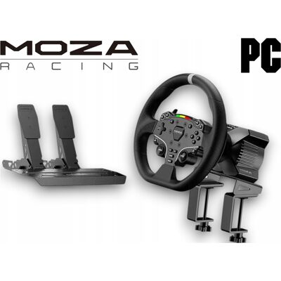 Inny producent Kierownica Moza Baza R3 + Kierownica + Pedały Srp Lite + Zaciski Rs074 (Pc) Inny producent Kierownica Moza Baza R3 + Kierownica + Pedały Srp Lite + Zaciski Rs074 (Pc)