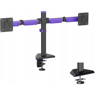 Uchwyt Na Dwa Monitory Gamingowy 17-32 24kg Spacetronik Vesa Regulacja Uchwyt Na Dwa Monitory Gamingowy 17-32 24kg Spacetronik Vesa Regulacja