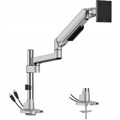 Uchwyt na Monitor do 12kg 17-40' VESA USB Spacetronik biurkowy na biurko Uchwyt na Monitor do 12kg 17-40' VESA USB Spacetronik biurkowy na biurko