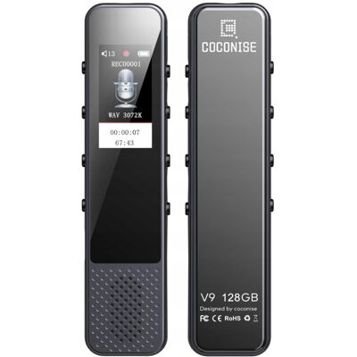 Inny producent Cyfrowy dyktafon / rejestrator głosu COCONISE V9 128GB Inny producent Cyfrowy dyktafon / rejestrator głosu COCONISE V9 128GB