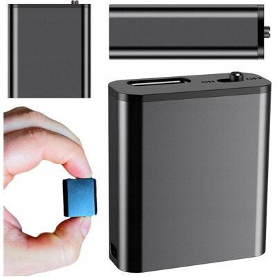 MBG LINE Mini dyktafon szpiegowski 16GB z detekcją dźwięku Q8 MBG LINE Mini dyktafon szpiegowski 16GB z detekcją dźwięku Q8