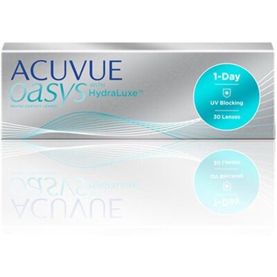 Wyrób medyczny, Acuvue, Oasys 1 Day HydraLuxe, Soczewki jednodniowe +2.50 krzywizna 8,5, 30 szt. Wyrób medyczny, Acuvue, Oasys 1 Day HydraLuxe, Soczewki jednodniowe +2.50 krzywizna 8,5, 30 szt.
