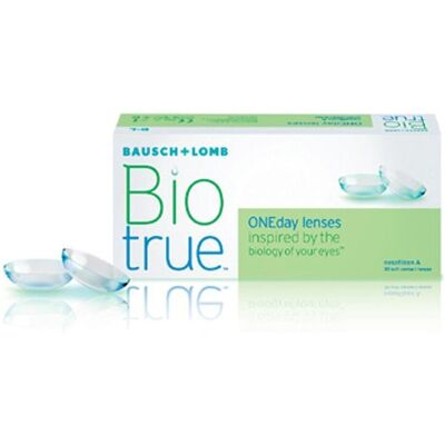 Wyrób medyczny, BioTrue, One Day, Soczewki jednodniowe +4.75 krzywizna 8,6, 30 szt. Wyrób medyczny, BioTrue, One Day, Soczewki jednodniowe +4.75 krzywizna 8,6, 30 szt.