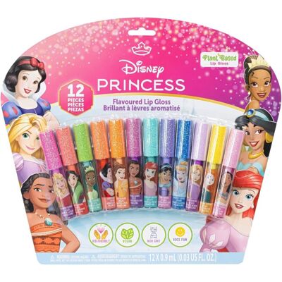 Disney Princess Błyszczyk Roślinny 12 szt Dziewczynki 3+ Prezent Disney Princess Błyszczyk Roślinny 12 szt Dziewczynki 3+ Prezent