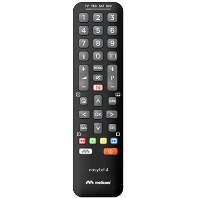 Outlet Meliconi Easytel 4 Pilot uniwersalny 4 urządzenia TV SAT DVB DVD IR Outlet Meliconi Easytel 4 Pilot uniwersalny 4 urządzenia TV SAT DVB DVD IR