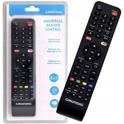 Inny producent Pilot uniwersalny Grundig CZARNY 8w1 Inny producent Pilot uniwersalny Grundig CZARNY 8w1