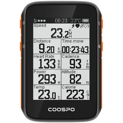 Komputer rowerowy Coospo BC200 pozycjonowanie GPS akumulator do 36 godzin Komputer rowerowy Coospo BC200 pozycjonowanie GPS akumulator do 36 godzin