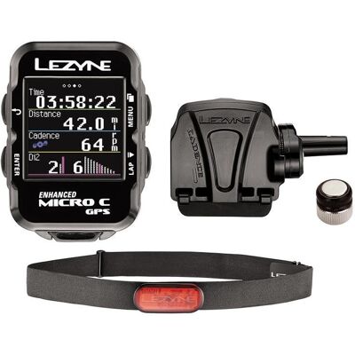 Lezyne, Licznik rowerowy, Micro Color GPS HRSC Loaded, czarny Lezyne, Licznik rowerowy, Micro Color GPS HRSC Loaded, czarny