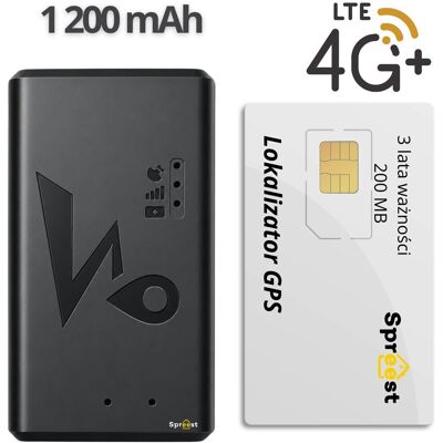 Spreest LOKALIZATOR GPS 4G DO AUTA SAMOCHÓD ROWER MAGNES + KARTA SIM NA 13 MIESIĘCY Spreest LOKALIZATOR GPS 4G DO AUTA SAMOCHÓD ROWER MAGNES + KARTA SIM NA 13 MIESIĘCY