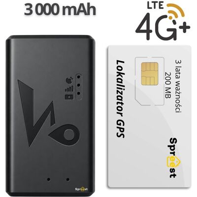 Spreest LOKALIZATOR GPS 4G DO AUTA SAMOCHÓD ROWER MAGNES + KARTA SIM NA 13 MIESIĘCY Spreest LOKALIZATOR GPS 4G DO AUTA SAMOCHÓD ROWER MAGNES + KARTA SIM NA 13 MIESIĘCY