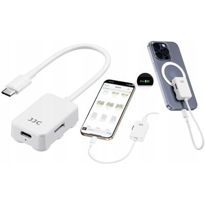 JJC Czytnik Kart Pamięci Micro Sd Microsd 2x Port Usb-c Usb Type-c Do Telefonu / Pdb-uc JJC Czytnik Kart Pamięci Micro Sd Microsd 2x Port Usb-c Usb Type-c Do Telefonu / Pdb-uc
