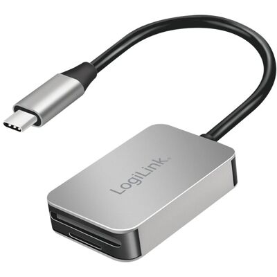 Czytnik Kart Podwójny Logilink Usb-C 3.2 Gen1, Sd/microsd, Aluminiowy, 5 Gb/s Czytnik Kart Podwójny Logilink Usb-C 3.2 Gen1, Sd/microsd, Aluminiowy, 5 Gb/s