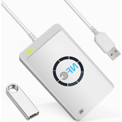 Inny producent Czytnik Usb Rfid Kart Pamięci Zewnętrzny Bezstykowy Pisak Nagrywarka Inny producent Czytnik Usb Rfid Kart Pamięci Zewnętrzny Bezstykowy Pisak Nagrywarka