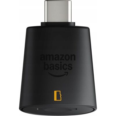 Outlet G0650 Amazon Basics Micro Sd Card Reader Usb-C 3.0 200 Mb/s Czarny Outlet G0650 Amazon Basics Micro Sd Card Reader Usb-C 3.0 200 Mb/s Czarny