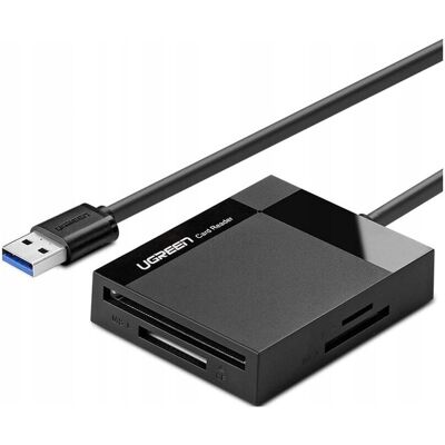 Inny producent Ugreen Stacja Hub Czytnik Kart Pamięci Usb A 3.0 4w1 Sd Microsd Cf Ms 0,5m Inny producent Ugreen Stacja Hub Czytnik Kart Pamięci Usb A 3.0 4w1 Sd Microsd Cf Ms 0,5m